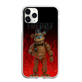 Чехол для iPhone 11 Pro матовый с принтом FNAF FREDDY в Тюмени, Силикон |  | игры | искры | красный | стиль | фнаф | фредди