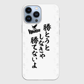 Чехол для iPhone 13 Pro Max с принтом Волейбол | Haikyu иероглифы в Тюмени,  |  | anime | haikyu | haikyuu | karasuno | manga | академия | аниме | аобаджосай | волейбол | волейбольный клуб | датэко | инаризаки | карасуно | манга | мяч | некома | старшая школа | фукуродани | хаику | хаикую