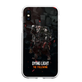 Чехол для iPhone XS Max матовый с принтом Dying light зомби в Тюмени, Силикон | Область печати: задняя сторона чехла, без боковых панелей | dying light | аномалия | зараженный | монстр | мутант | ужасы | урод | хоррор