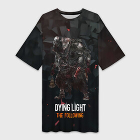 Платье-футболка 3D с принтом Dying light зомби в Тюмени,  |  | Тематика изображения на принте: dying light | аномалия | зараженный | монстр | мутант | ужасы | урод | хоррор
