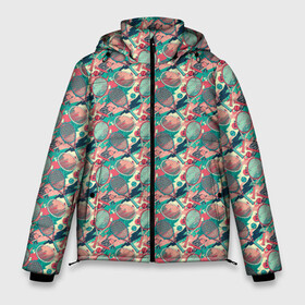 Мужская зимняя куртка 3D с принтом Теннисные Ракетки в Тюмени, верх — 100% полиэстер; подкладка — 100% полиэстер; утеплитель — 100% полиэстер | длина ниже бедра, свободный силуэт Оверсайз. Есть воротник-стойка, отстегивающийся капюшон и ветрозащитная планка. 

Боковые карманы с листочкой на кнопках и внутренний карман на молнии. | atp | itf | wta | игра | кубок дэвиса | кубок кремля | кубок уайтмен | кубок федерации | кубок хопмана | ракетка | соревнования | спорт | теннис | теннисный клуб | теннисный мяч | турнир большого шлема