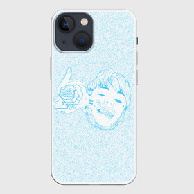 Чехол для iPhone 13 mini с принтом Blue Lil Peep в Тюмени,  |  | hip hop | lil peep | rap | rep | густав элайджа | дшд зууз | исполнители | исполнитель | лил пип | музыка | реп