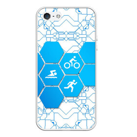 Чехол для iPhone 5/5S матовый с принтом Плыви, Крути, Беги в Тюмени, Силикон | Область печати: задняя сторона чехла, без боковых панелей | Тематика изображения на принте: bike | ironman | run | running | swim | swimming | triathlon | бег | бегун | велосипед | велоспорт | выносливость | железный человек | плавание | спорт на выносливость | триатлон | цикличный вид спорта