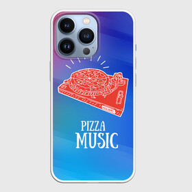 Чехол для iPhone 13 Pro с принтом PIZZA MUSIC в Тюмени,  |  | d.j | dj | pizza | диджей | музыка | музыканту | пицца | прикол | шутка