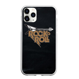 Чехол для iPhone 11 Pro матовый с принтом Rock n Roll Гитара в Тюмени, Силикон |  | rock | rock n roll | roll | гитара | гитарист | музыкант | рок