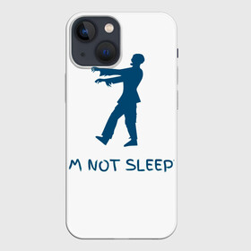 Чехол для iPhone 13 mini с принтом Im not sleepy в Тюмени,  |  | мечтательный | сонный | спать | спать и просыпаться