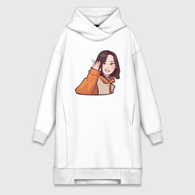 Платье-худи хлопок с принтом Haseul в Тюмени,  |  | bts | clc | haseul sticker | kpop | кейпоп