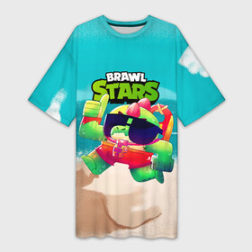 Платье-футболка 3D с принтом Базз Buzz Brawl Stars пляж в Тюмени,  |  | brawl | brawl stars | brawlstars | brawl_stars | buz | buzz | баз | базз | бравл | бравлстарс | буз