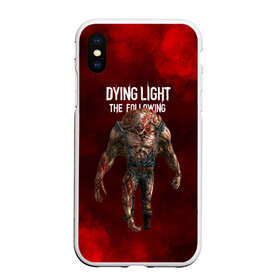 Чехол для iPhone XS Max матовый с принтом Dying light монстр в Тюмени, Силикон | Область печати: задняя сторона чехла, без боковых панелей | dying light | аномалия | зараженный | монстр | мутант | ужасы | урод | хоррор