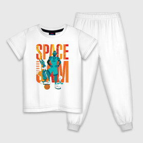 Детская пижама хлопок с принтом Space Jam Lebron в Тюмени, 100% хлопок |  брюки и футболка прямого кроя, без карманов, на брюках мягкая резинка на поясе и по низу штанин
 | bugs bunny | lebron james | space jam | space jam 2 | space jam a new legacy | tweety | vdzabma | багз банни | космический джем | космический джем 2 | космический джем: новое поколение | леброн джеймс | твити