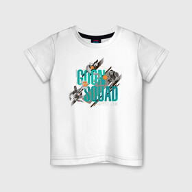 Детская футболка хлопок с принтом Space Jam Goon Squad в Тюмени, 100% хлопок | круглый вырез горловины, полуприлегающий силуэт, длина до линии бедер | chronos | goon squad | space jam | space jam 2 | space jam a new legacy | vdzabma | wet fire | white mamba | белая мамба | космический джем | космический джем 2 | космический джем: новое поколение