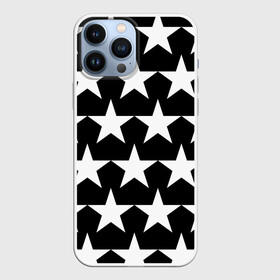 Чехол для iPhone 13 Pro Max с принтом Белые звёзды на чёрном фоне 2 в Тюмени,  |  | Тематика изображения на принте: бело чёрные звёзды | белые звёзды | белые звёзды на чёрном фоне | звёзды