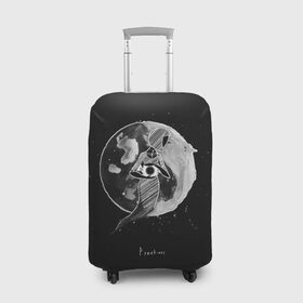 Чехол для чемодана 3D с принтом Eclipse в Тюмени, 86% полиэфир, 14% спандекс | двустороннее нанесение принта, прорези для ручек и колес | hip hop | pyrokinesis | rap | rep | андрей фёдорович | исполнители | исполнитель | музыка | пирокинезис | пирокинесис | реп