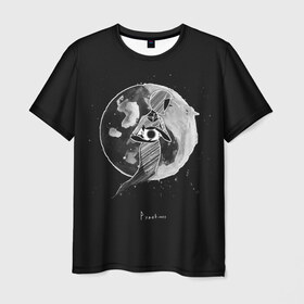 Мужская футболка 3D с принтом Eclipse в Тюмени, 100% полиэфир | прямой крой, круглый вырез горловины, длина до линии бедер | Тематика изображения на принте: hip hop | pyrokinesis | rap | rep | андрей фёдорович | исполнители | исполнитель | музыка | пирокинезис | пирокинесис | реп