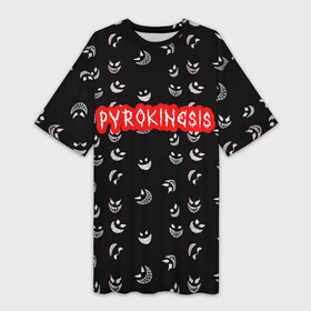 Платье-футболка 3D с принтом Bloody Pyrokinesis в Тюмени,  |  | Тематика изображения на принте: hip hop | pyrokinesis | rap | rep | андрей фёдорович | исполнители | исполнитель | музыка | пирокинезис | пирокинесис | реп