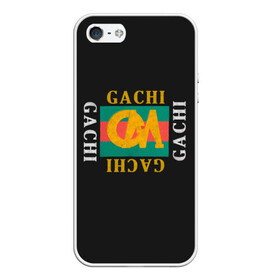 Чехол для iPhone 5/5S матовый с принтом ГачиМучи в Тюмени, Силикон | Область печати: задняя сторона чехла, без боковых панелей | gachi | gachimuchi | mem | muchi | гачи | гачимучи | мем | мучи