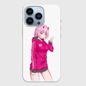 Чехол для iPhone 13 Pro с принтом ЛЮБИМЫЙ ВО ФРАНКСЕ | 02 в Тюмени,  |  | anime | darling | darling in the franxx | girl | sempai | senpai | аниме | вайфу | дарлинг | девушка | зеро ту | леденец | милый | ноль два | няшка | розовые волосы | розовый | сенпай | стрелиция | тян | франкс | чупа чупс