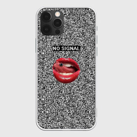 Чехол для iPhone 12 Pro Max с принтом Губы в Тюмени, Силикон |  | no signal | вызывающе | губы | дерзко | лягушка | нет сигнала | рот | рябь | стильно | тренд | фауна
