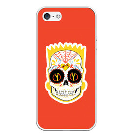 Чехол для iPhone 5/5S матовый с принтом Мексиканский Барт в Тюмени, Силикон | Область печати: задняя сторона чехла, без боковых панелей | bart | simpsons | the simpson | барт | мульт | мультфильм | симпсоны