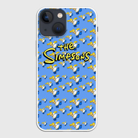 Чехол для iPhone 13 mini с принтом Gomers pattern в Тюмени,  |  | gomer | simpsons | the simpson | гомер | мульт | мультфильм | симпсоны