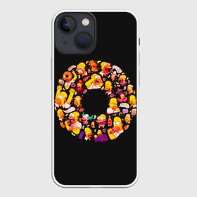 Чехол для iPhone 13 mini с принтом Пончик Гомер в Тюмени,  |  | gomer | simpsons | the simpson | гомер | мульт | мультфильм | симпсоны