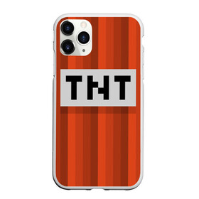 Чехол для iPhone 11 Pro матовый с принтом TNT в Тюмени, Силикон |  | игры | красный | лето | майнкрафт | тнт