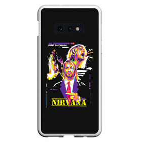 Чехол для Samsung S10E с принтом Kurt Cobain в Тюмени, Силикон | Область печати: задняя сторона чехла, без боковых панелей | alternative | kurt cobain | metall | music | nirvana | rock | альтернатива | курт кобейн | курт кобэйн | металл | музыка | нирвана | нирванна | рок