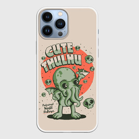 Чехол для iPhone 13 Pro Max с принтом Милый Ктулху в Тюмени,  |  | ancient | azathoth | call | cthulhu | cute | dagon | good | howard | hydra | lovecraft | luck | nyarlathotep | of | phillips | the | unknown | yog sothoth | азатот | гидра | говард | дагон | древний | зов | йог сотот | ктулху | лавкрафт | милый | неведомы