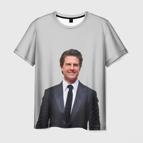 Мужская футболка 3D с принтом Tom Kryz в Тюмени, 100% полиэфир | прямой крой, круглый вырез горловины, длина до линии бедер | tomcruise | знаменитостьтомкруз | том круз | томкрузактер