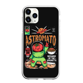 Чехол для iPhone 11 Pro матовый с принтом Astromato в Тюмени, Силикон |  | Тематика изображения на принте: alive | astronaut | defender | food | galaxy | ketchup | monster | moon | pizza | planet | space | spaghetti | tomato | vegetable | астронавт | галактика | еда | живая | живой | защитник | кетчуп | космос | луна | монстр | овощ | пицца | планета | помидор