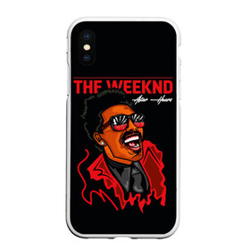 Чехол для iPhone XS Max матовый с принтом The Weeknd - After Hours в Тюмени, Силикон | Область печати: задняя сторона чехла, без боковых панелей | blinding lights | music | pop | star boy | the weekend | the weeknd | музыка | уикенд