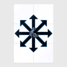 Магнитный плакат 2Х3 с принтом Звезда Хаоса Тзинча в Тюмени, Полимерный материал с магнитным слоем | 6 деталей размером 9*9 см | chaos | wh40k | ваха | тзинч | хаос