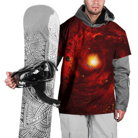 Накидка на куртку 3D с принтом КОСМИЧЕСКИЙ ВИХРЬ в Тюмени, 100% полиэстер |  | вселенная | галактика | звёзды | земля | космос | лучи | планеты | сияние | солнце