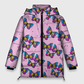 Женская зимняя куртка Oversize с принтом Бабочки с точечками в Тюмени, верх — 100% полиэстер; подкладка — 100% полиэстер; утеплитель — 100% полиэстер | длина ниже бедра, силуэт Оверсайз. Есть воротник-стойка, отстегивающийся капюшон и ветрозащитная планка. 

Боковые карманы с листочкой на кнопках и внутренний карман на молнии | morgenstern | бабочка | бабочки | морген | моргеншетрн бабочки | моргенштерн | насекомые | нежный | рисунок | роза | сирень | цветочек | цветочный | цветы