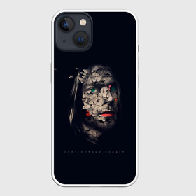 Чехол для iPhone 13 с принтом Цветочный Курт в Тюмени,  |  | alternative | kurt cobain | metall | music | nirvana | rock | альтернатива | курт кобейн | курт кобэйн | металл | музыка | нирвана | нирванна | рок