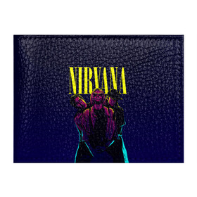 Обложка для студенческого билета с принтом Nirvana Neon в Тюмени, натуральная кожа | Размер: 11*8 см; Печать на всей внешней стороне | alternative | kurt cobain | metall | music | nirvana | rock | альтернатива | курт кобейн | курт кобэйн | металл | музыка | нирвана | нирванна | рок