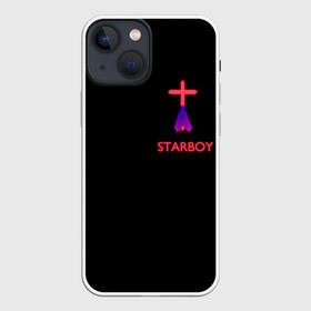 Чехол для iPhone 13 mini с принтом STARBOY   The Weeknd в Тюмени,  |  | Тематика изображения на принте: blinding lights | music | pop | star boy | the weekend | the weeknd | музыка | уикенд