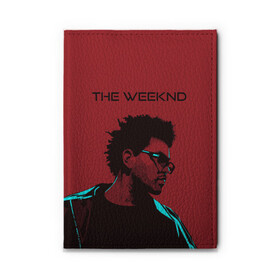 Обложка для автодокументов с принтом the weeknd в Тюмени, натуральная кожа |  размер 19,9*13 см; внутри 4 больших “конверта” для документов и один маленький отдел — туда идеально встанут права | blinding lights | music | pop | star boy | the weekend | the weeknd | музыка | уикенд