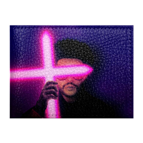 Обложка для студенческого билета с принтом The Weeknd - Blinding Lights в Тюмени, натуральная кожа | Размер: 11*8 см; Печать на всей внешней стороне | blinding lights | music | pop | star boy | the weekend | the weeknd | музыка | уикенд