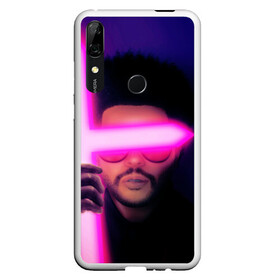 Чехол для Honor P Smart Z с принтом The Weeknd - Blinding Lights в Тюмени, Силикон | Область печати: задняя сторона чехла, без боковых панелей | blinding lights | music | pop | star boy | the weekend | the weeknd | музыка | уикенд