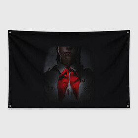 Флаг-баннер с принтом Сериал Пищеблок в Тюмени, 100% полиэстер | размер 67 х 109 см, плотность ткани — 95 г/м2; по краям флага есть четыре люверса для крепления | лагерь | пионер | сериал | телесериал | триллер