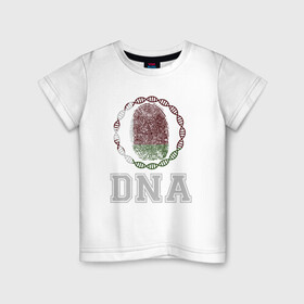 Детская футболка хлопок с принтом Беларусь в ДНК в Тюмени, 100% хлопок | круглый вырез горловины, полуприлегающий силуэт, длина до линии бедер | belarus | ussr | беларусь | белорус | белоруссия | днк | лукашенко | минск | ссср | страна | турист | флаг
