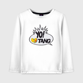 Детский лонгслив хлопок с принтом Yo! Wu-Tang в Тюмени, 100% хлопок | круглый вырез горловины, полуприлегающий силуэт, длина до линии бедер | black | gza | hip hop | method man | music | new york | odb | old school | rap | rza | wu tang | wu tang clan | аудио | винил | ву тэнг | граффити | диджей | кассета | микрофон | музыка | нью йорк | пластинка | рэп | рэпер | хип хоп