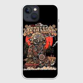 Чехол для iPhone 13 с принтом Стимпанк Металлика в Тюмени,  |  | alternative | metalica | metall | metallica | music | rock | альтернатива | джеймс хэтфилд | металика | металл | металлика | музыка | рок