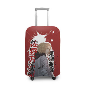Чехол для чемодана 3D с принтом Tokyo Revengers anime в Тюмени, 86% полиэфир, 14% спандекс | двустороннее нанесение принта, прорези для ручек и колес | anime | tokyo revengers | аниме | манга | токийские мстители