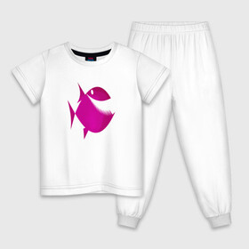 Детская пижама хлопок с принтом Пиранья в Тюмени, 100% хлопок |  брюки и футболка прямого кроя, без карманов, на брюках мягкая резинка на поясе и по низу штанин
 | piranha | пиранья | подводный мир | рыба | хищная рыба