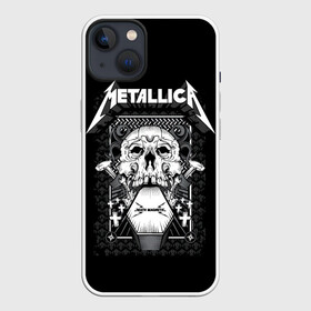 Чехол для iPhone 13 с принтом Death magnetic в Тюмени,  |  | alternative | metalica | metall | metallica | music | rock | альтернатива | джеймс хэтфилд | металика | металл | металлика | музыка | рок