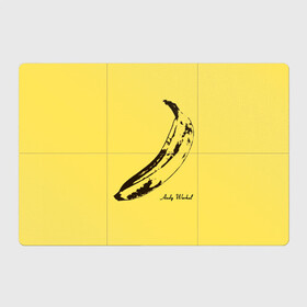Магнитный плакат 3Х2 с принтом Энди Уорхол - Банан в Тюмени, Полимерный материал с магнитным слоем | 6 деталей размером 9*9 см | andy warhol | warhol | банан | желтый | картина | уорхол | энди уорхол | эндрю уорхол