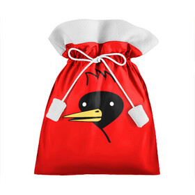 Подарочный 3D мешок с принтом Омская Птица в Тюмени, 100% полиэстер | Размер: 29*39 см | winged doom | вингедум | мемы | омск | птица