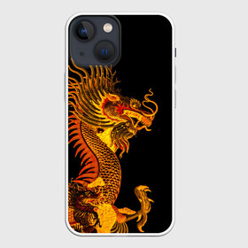 Чехол для iPhone 13 mini с принтом Золотой китайский дракон в Тюмени,  |  | азиатский дракон | дракон | золотой | золотой азиатский дракон | золотой дракон | золотой китайский дракон | золотой японский дракон | китайский дракон | японский дракон